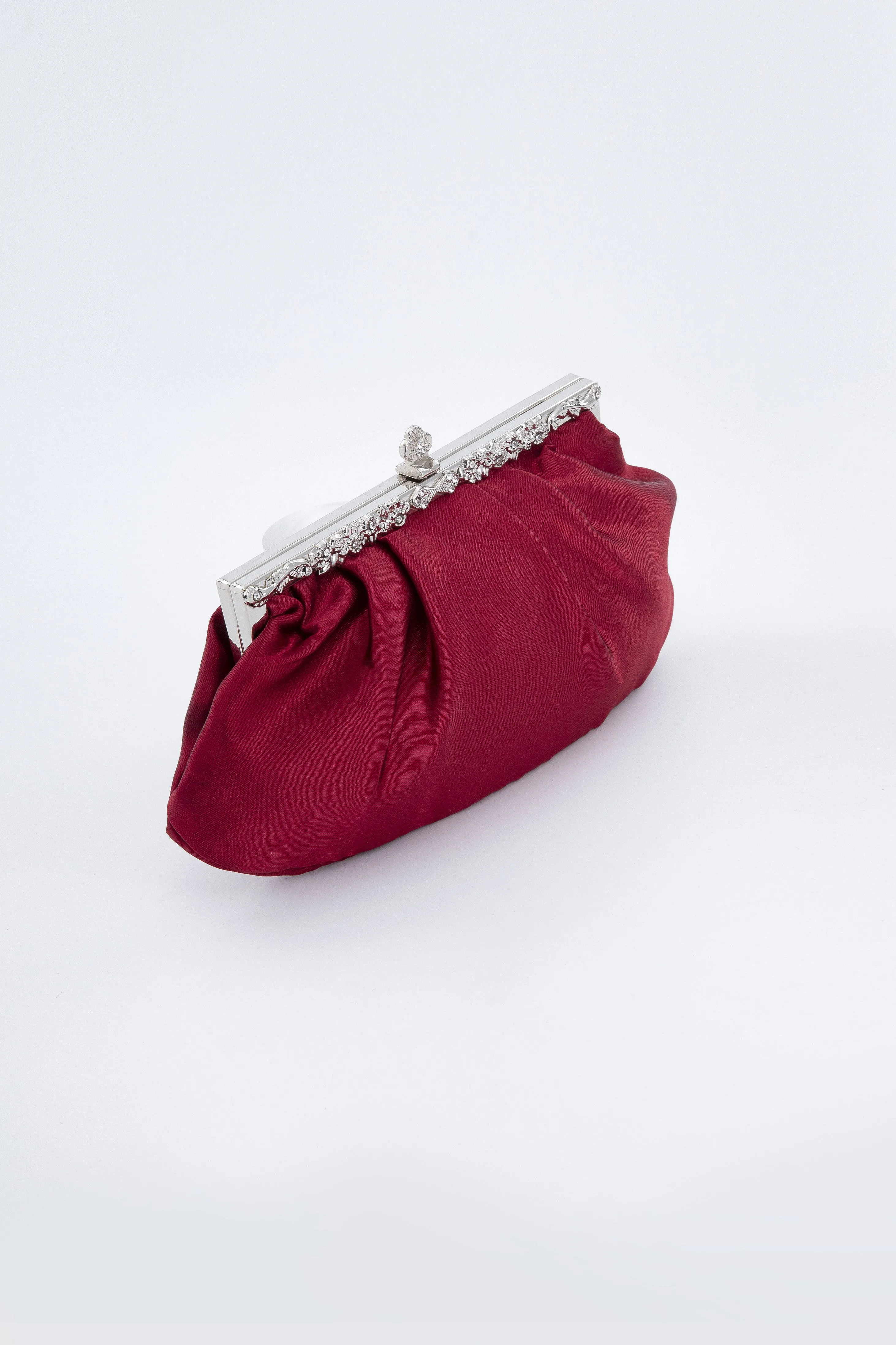 1920s Minimalist Satin Flapper Clutch