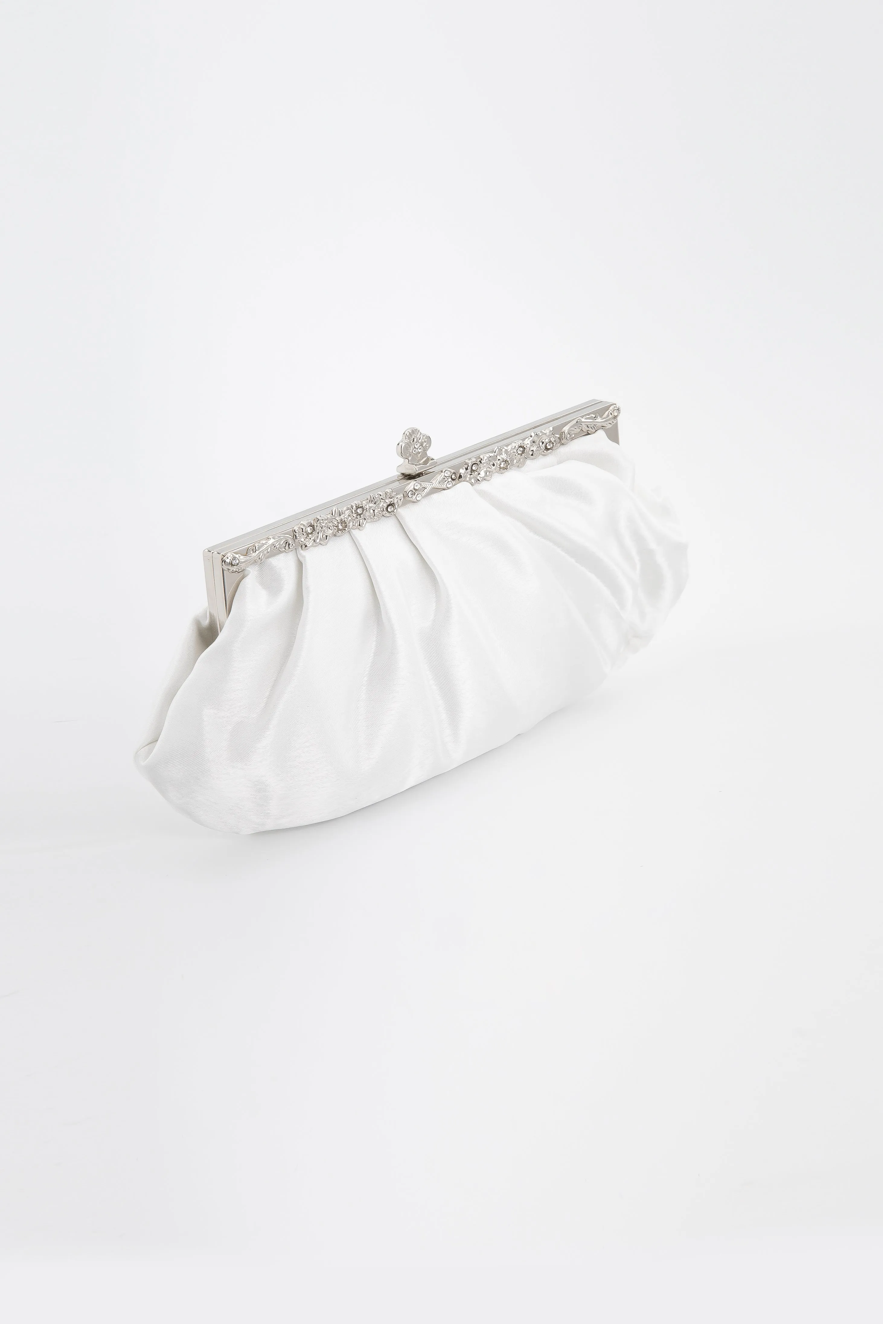 1920s Minimalist Satin Flapper Clutch