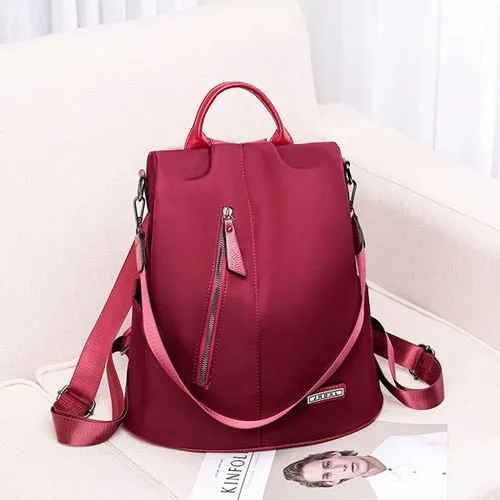 Anti-theft Waterproof Fabric Large Female Shoulder Bag