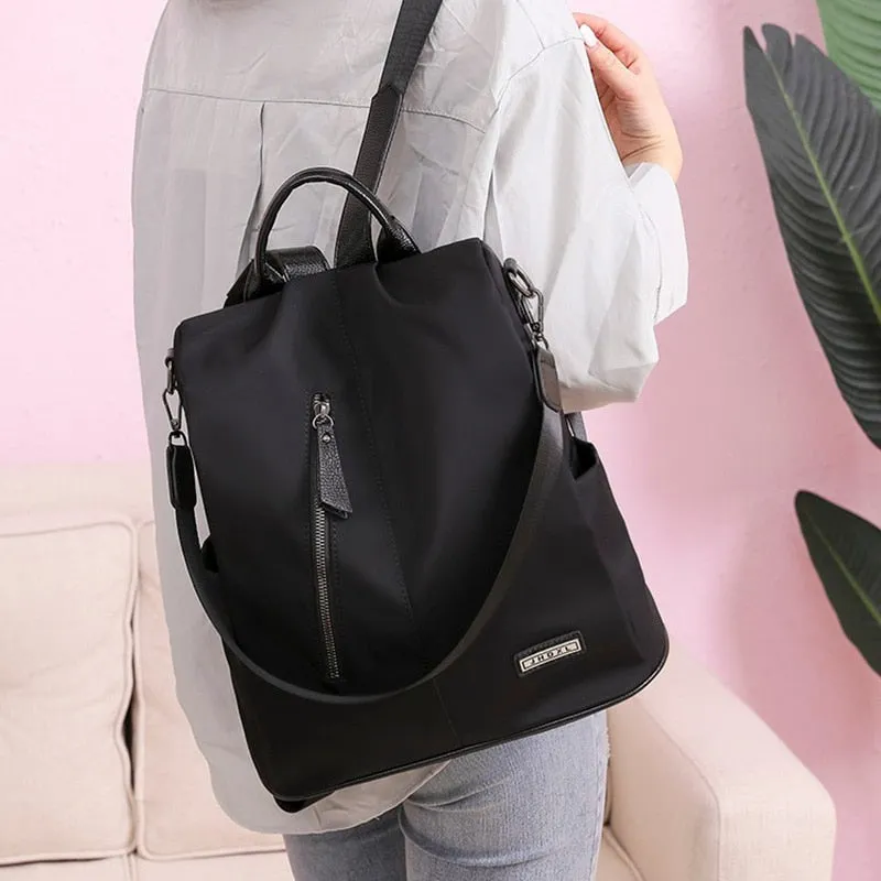 Anti-theft Waterproof Fabric Large Female Shoulder Bag