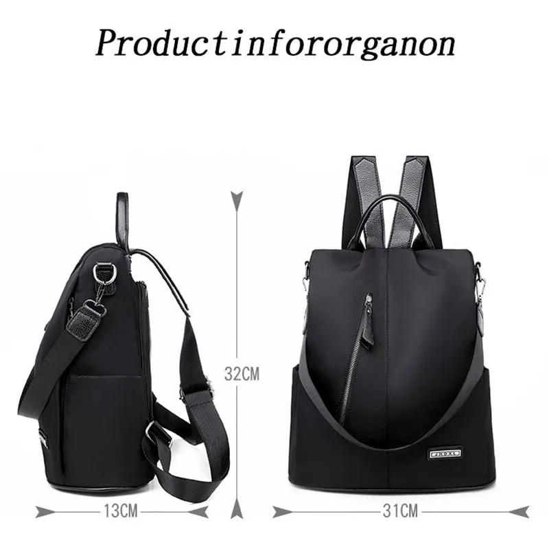 Anti-theft Waterproof Fabric Large Female Shoulder Bag