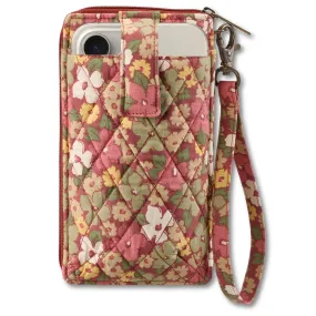 Autumn Garden RFID Cell Phone Wristlet