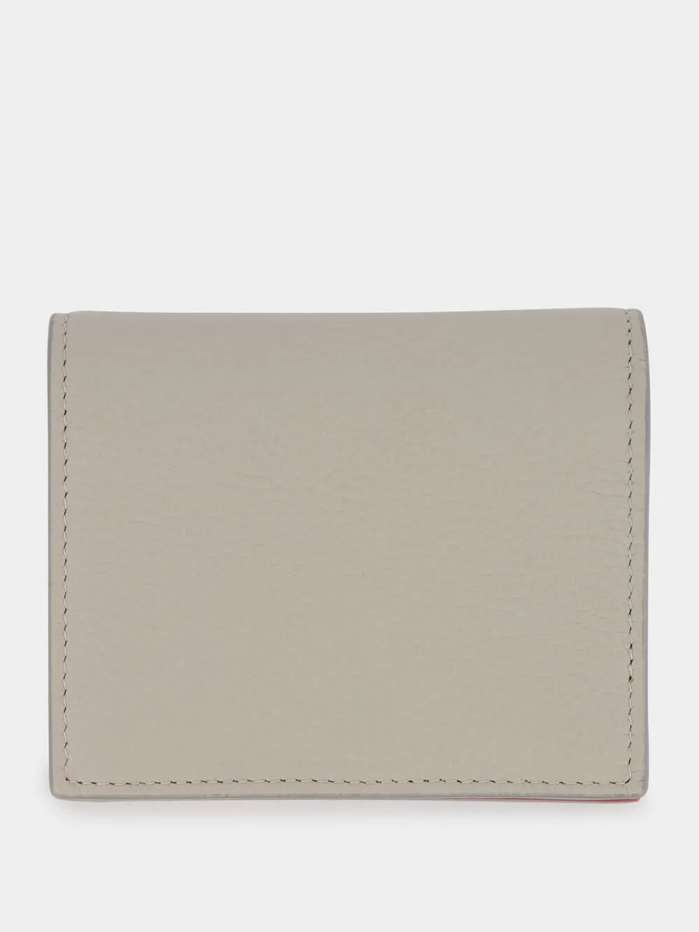 Beige Fold-Over Wallet