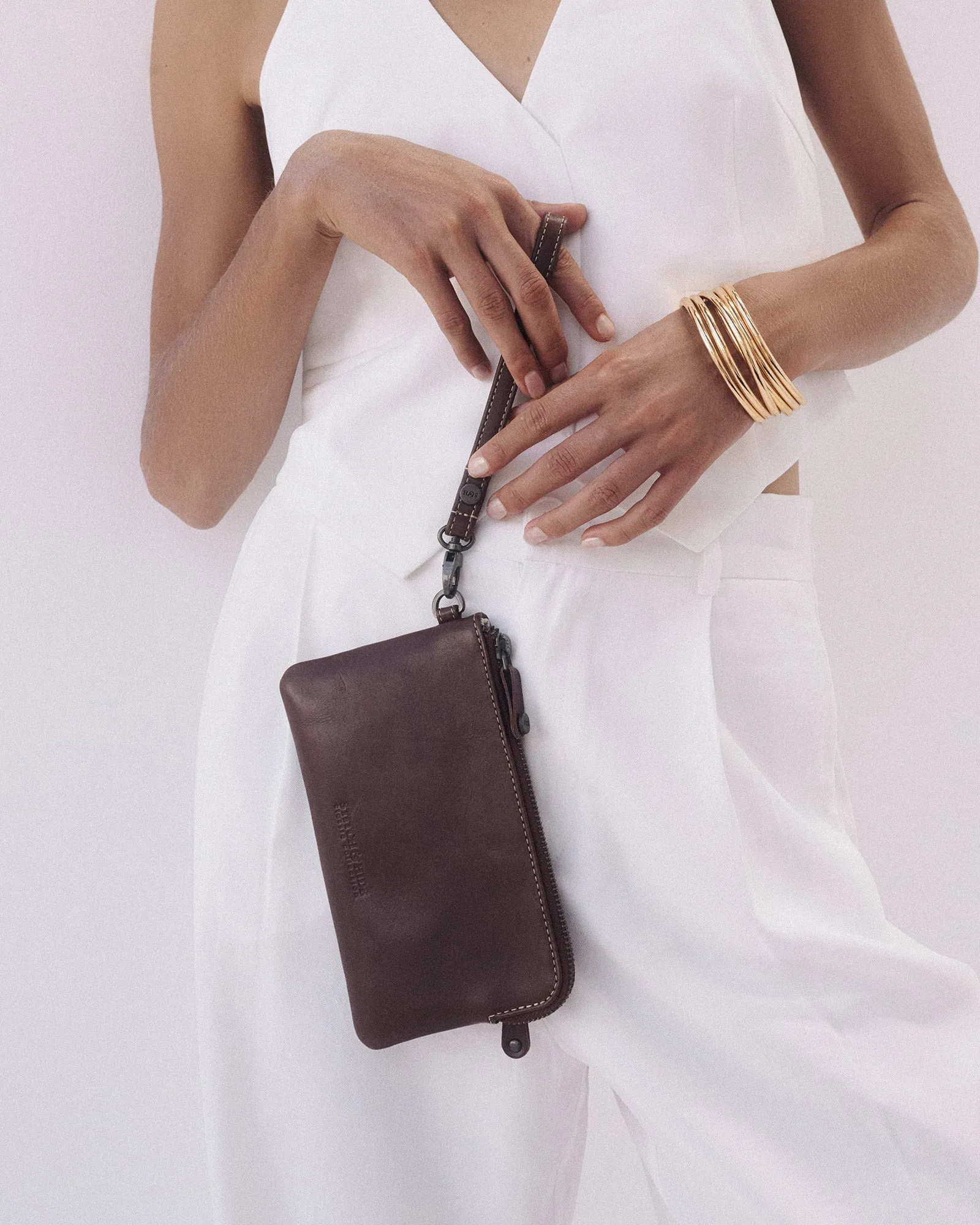 Camille Clutch Classic Mocha