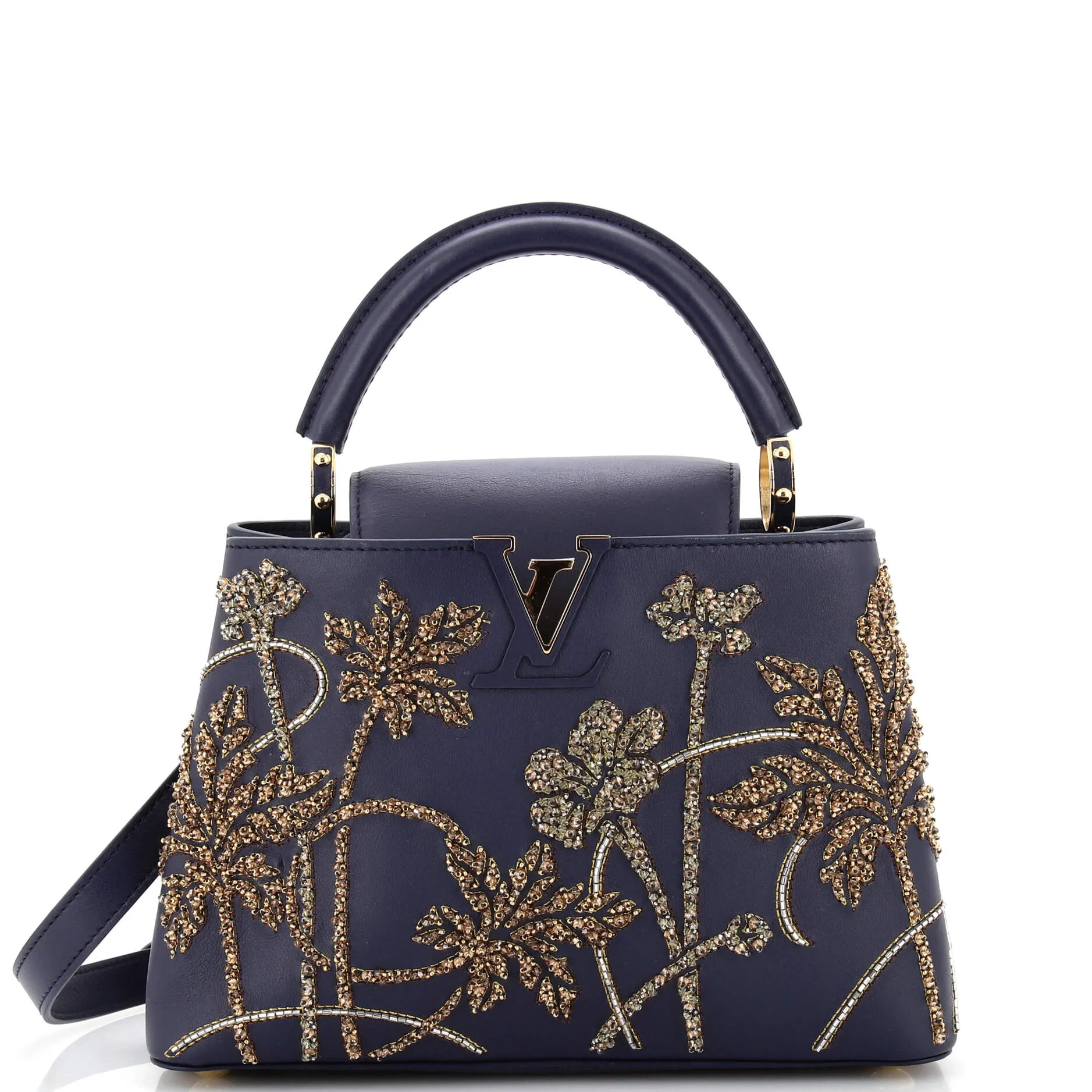 Capucines Bag Limited Edition Fleurs dâAsniÃ¨res Embellished Calfskin BB