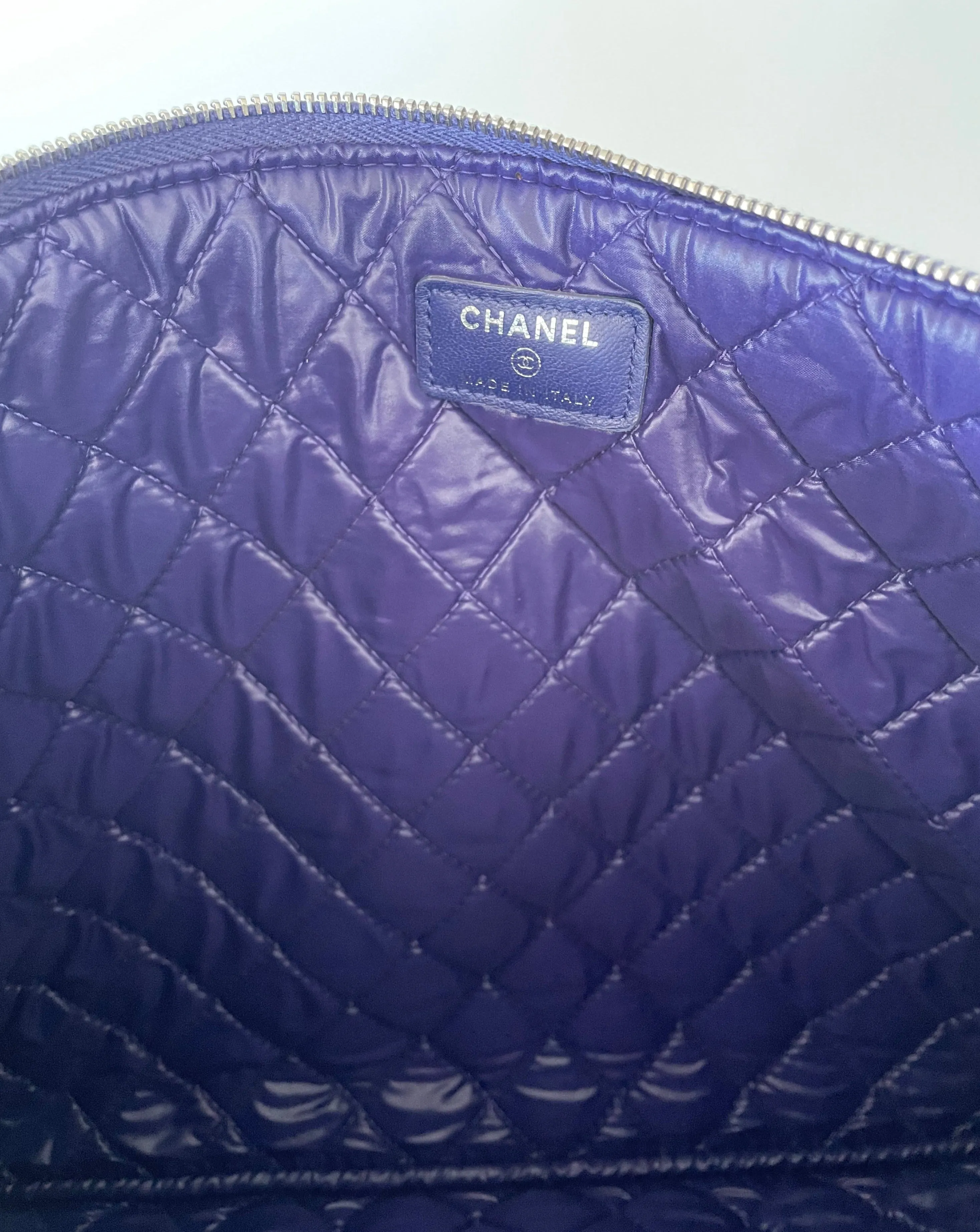 CHANEL | CLASSIC POUCH LARGE | BLUE