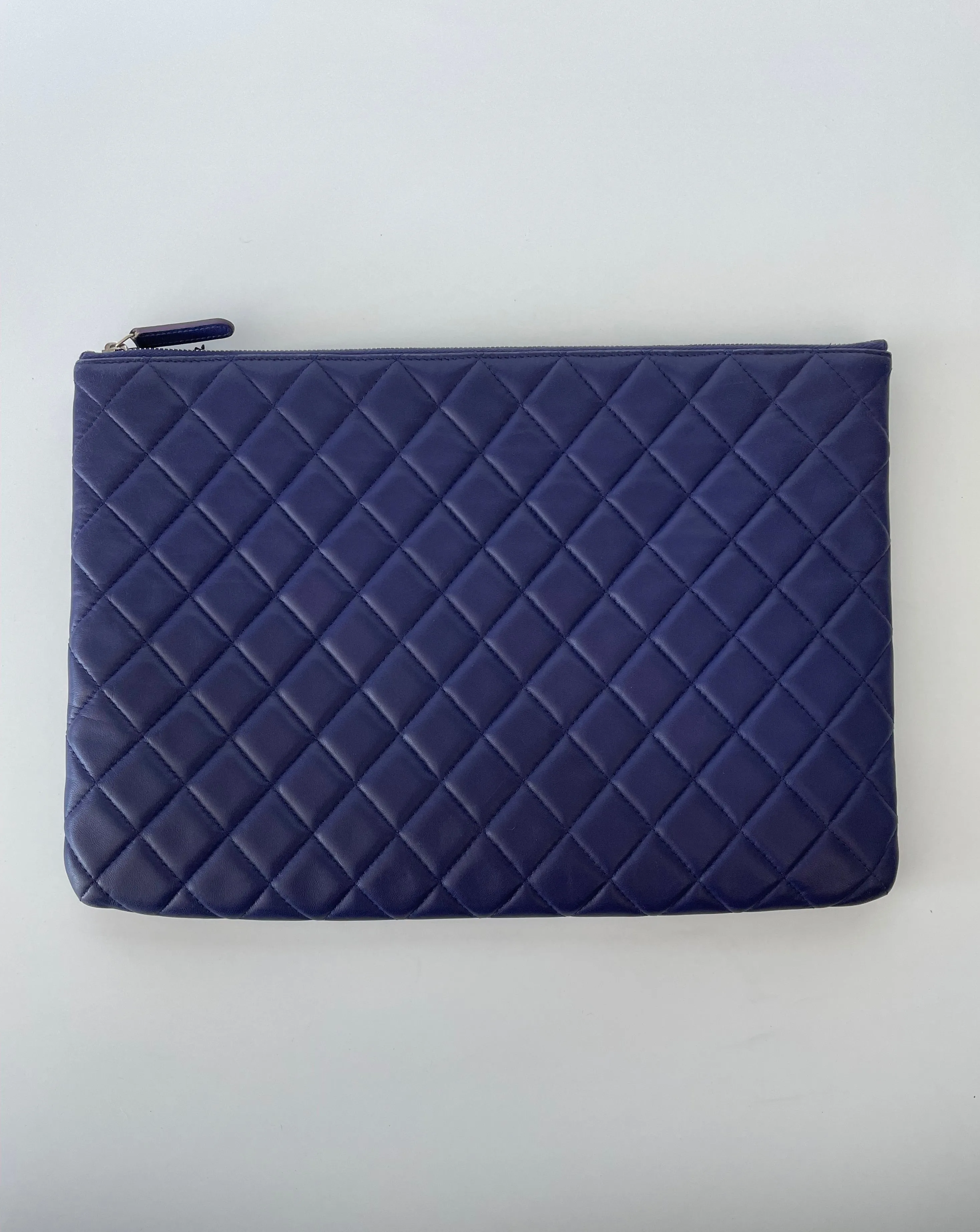 CHANEL | CLASSIC POUCH LARGE | BLUE