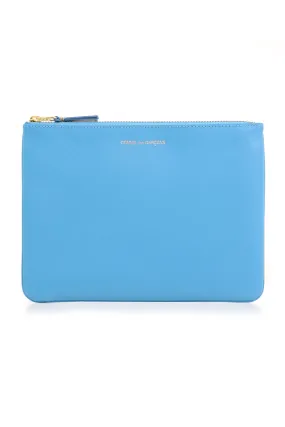 CLASSIC LEATHER POUCH BLUE