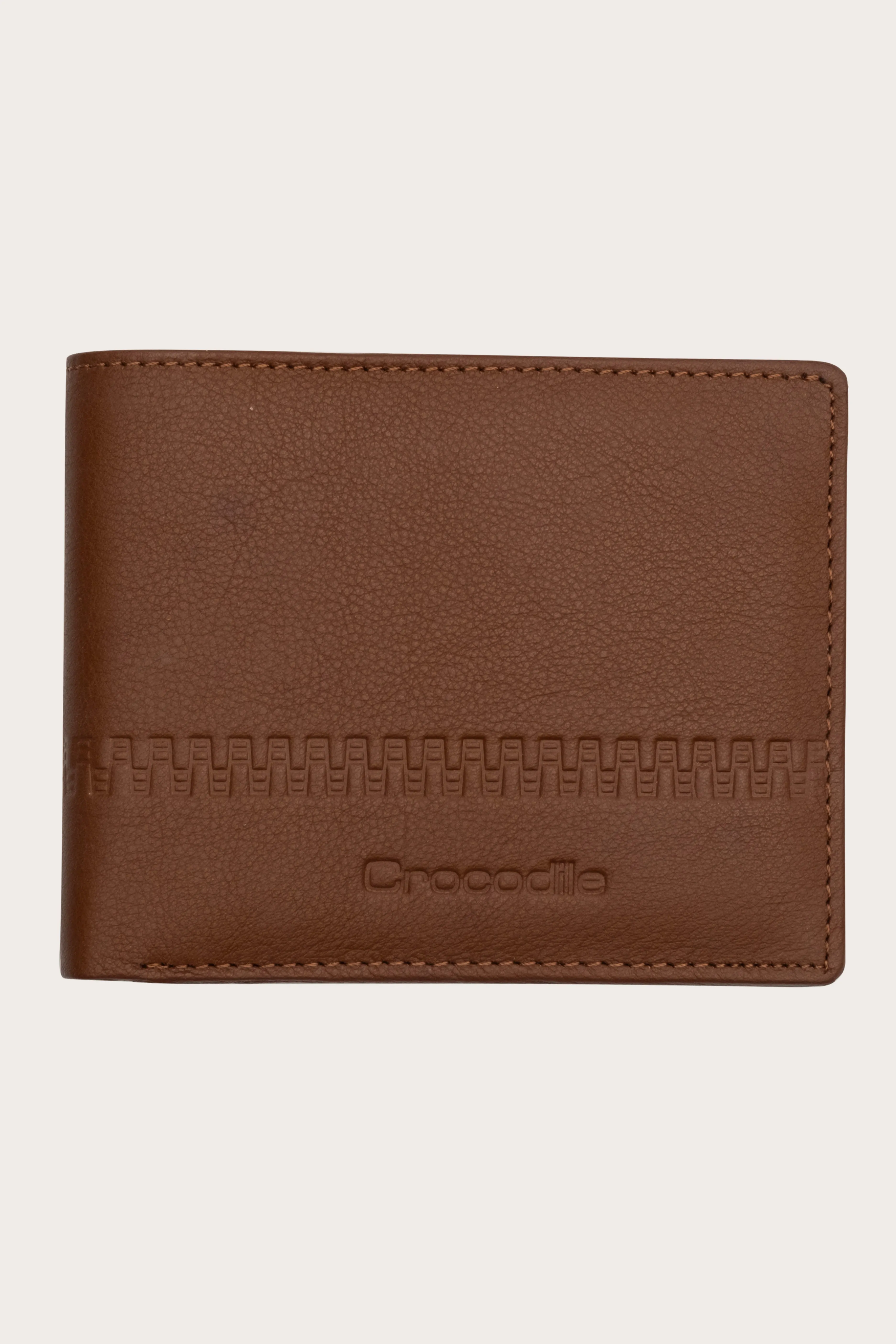 Crocodile Wallet-Light Brown