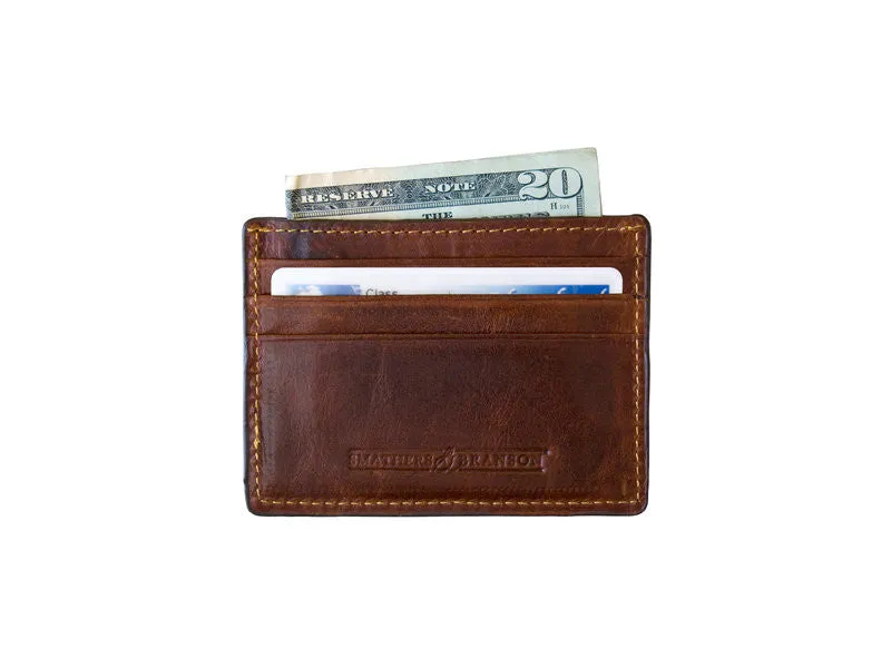 Crossed Clubs Navy Card Wallet