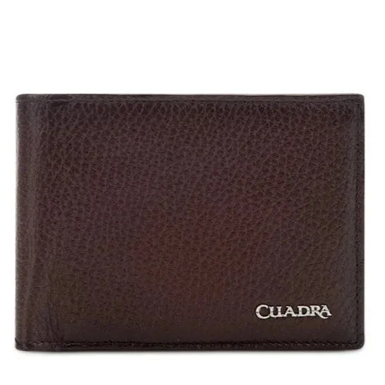 CUADRA Men's Bifold Wallet Deer Exotic Leather DU328