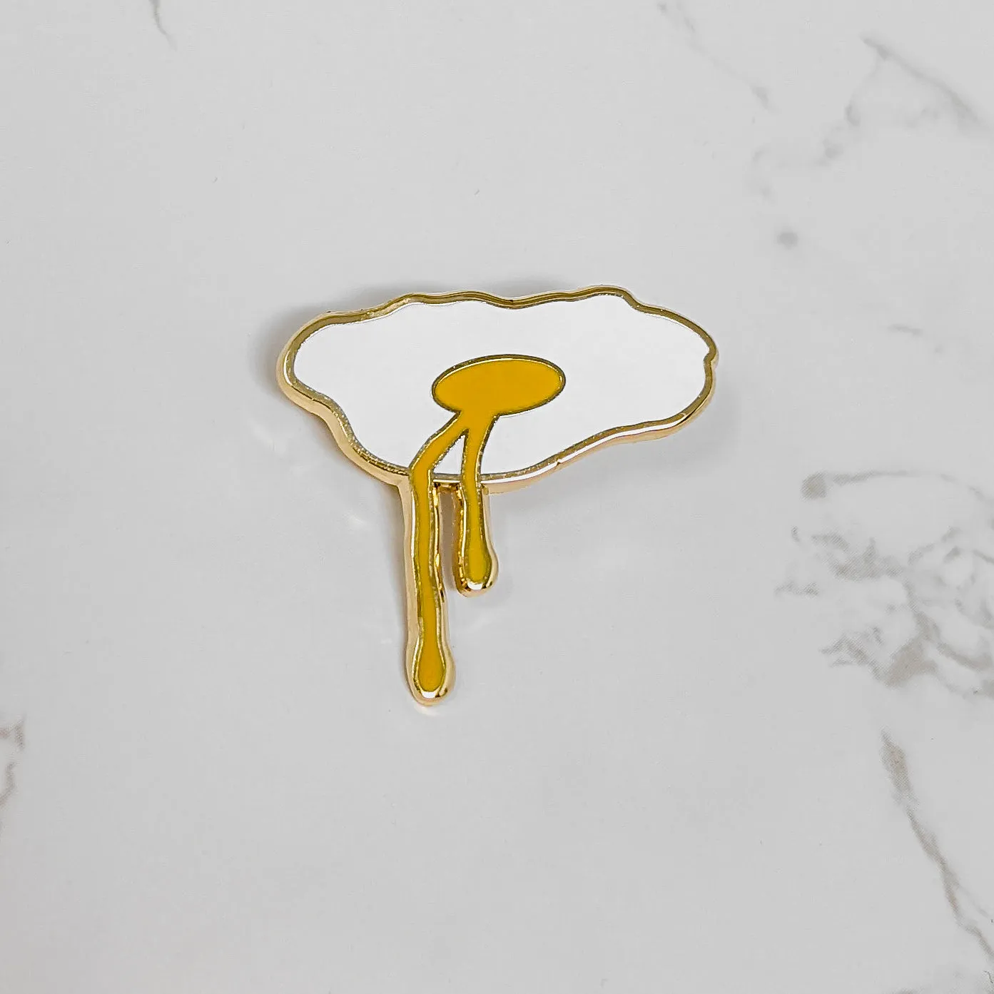 Fried Egg Enamel Pin