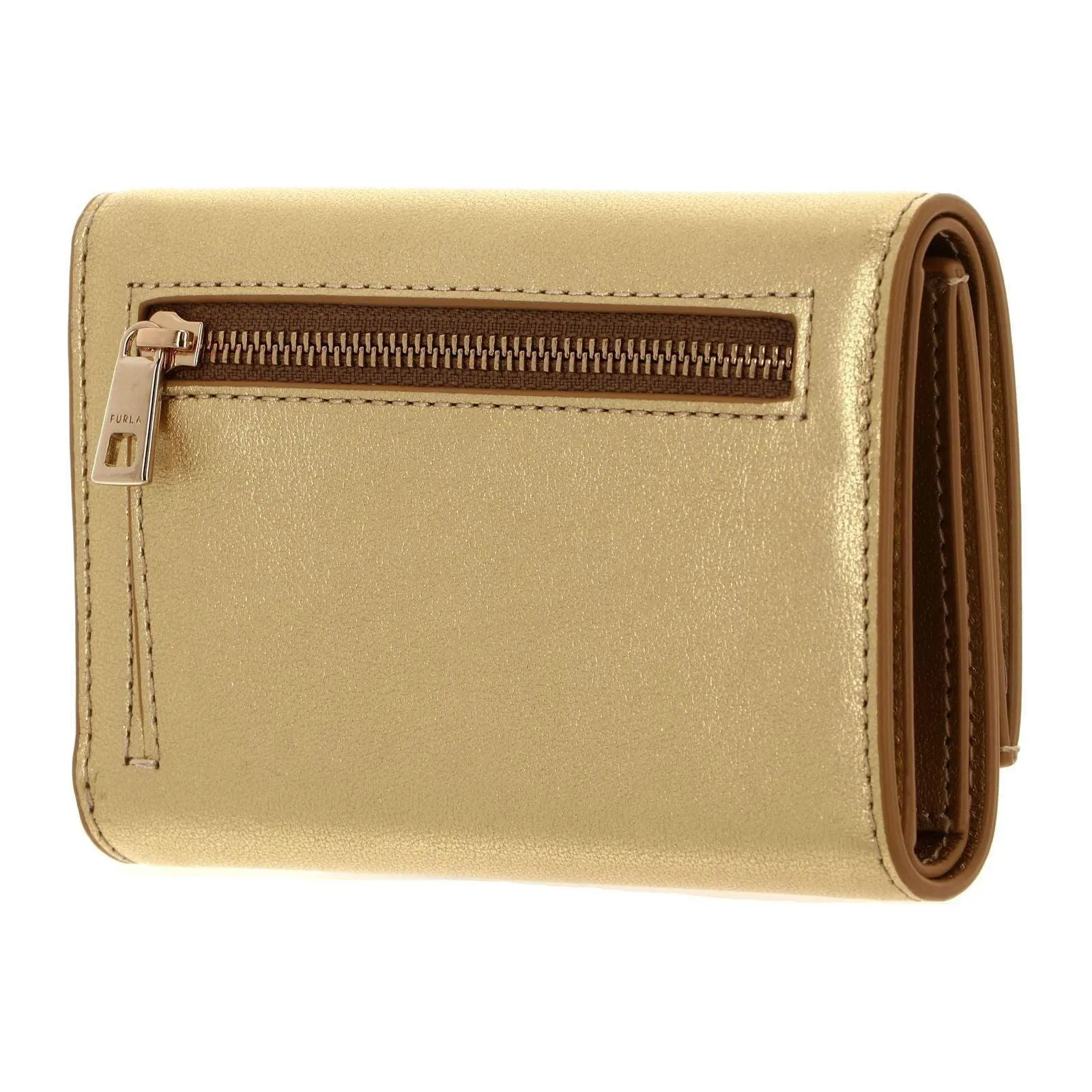 Furla 1927 Compact Medium Wallet - Gold