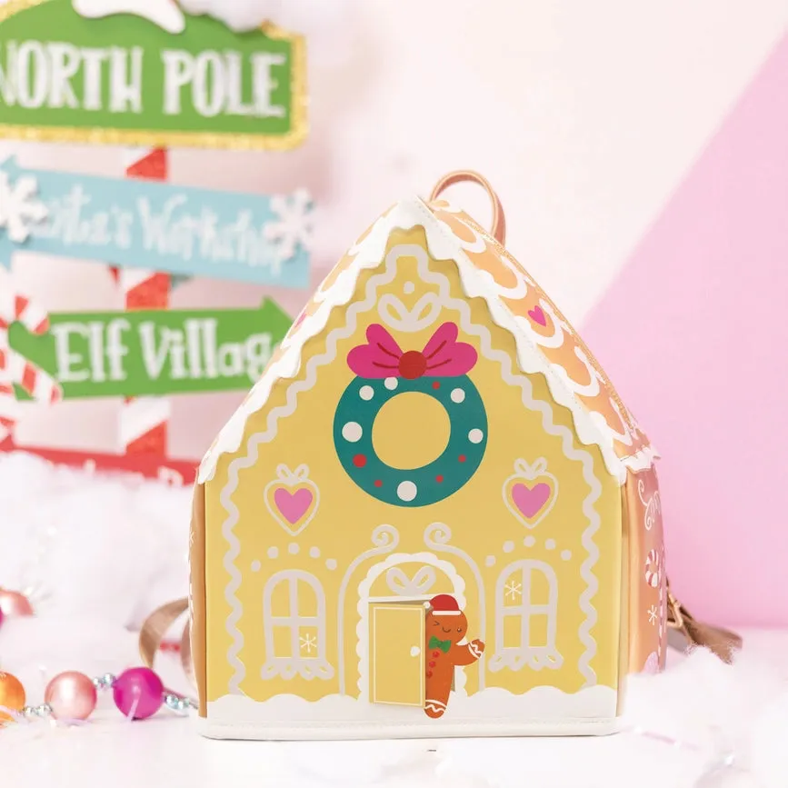 Glow-in-The-Dark Gingerbread House Backpack