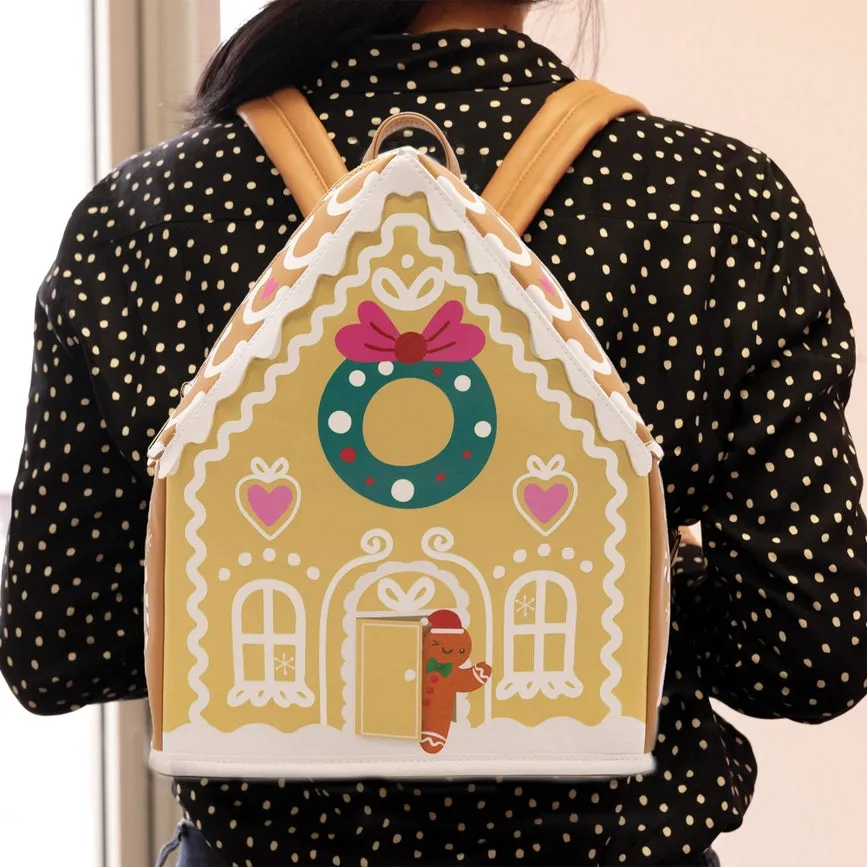 Glow-in-The-Dark Gingerbread House Backpack