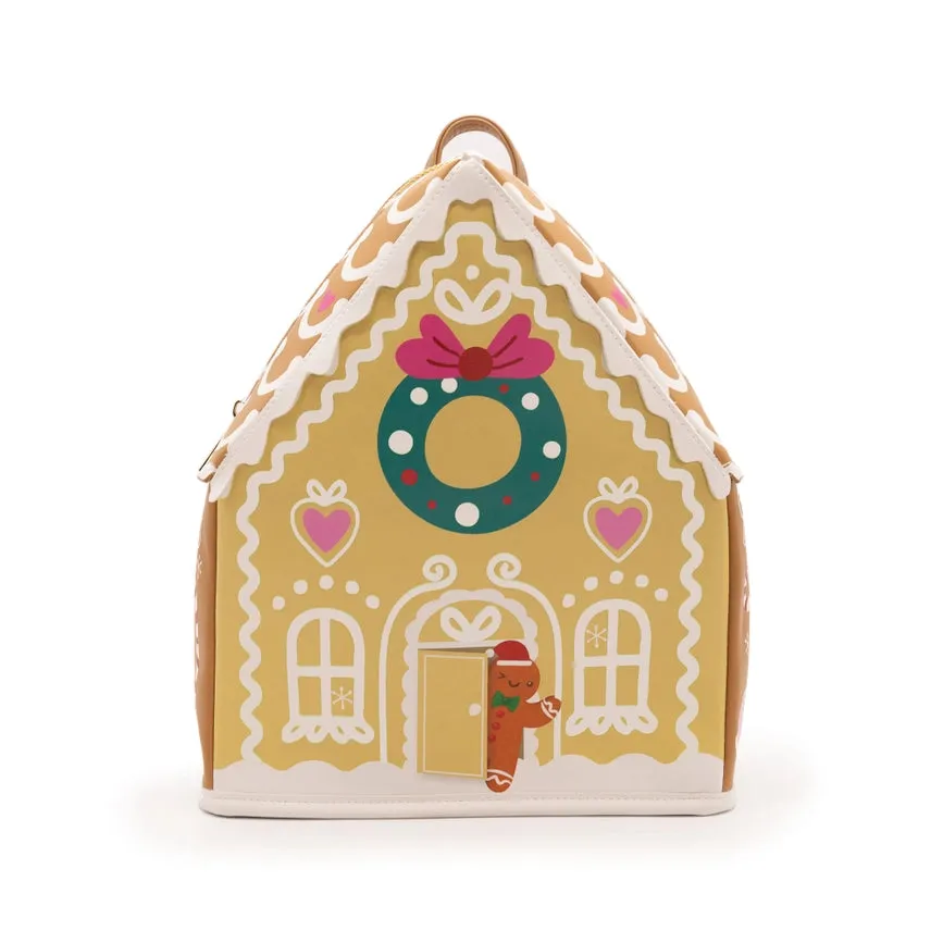 Glow-in-The-Dark Gingerbread House Backpack