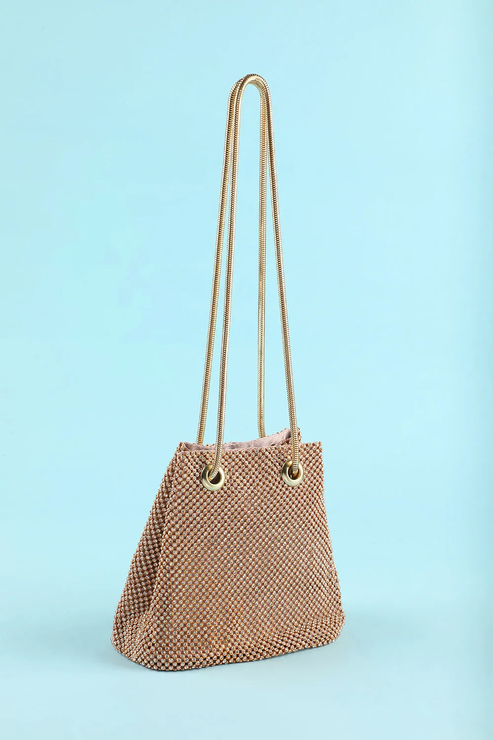 Gold Casual Handbag