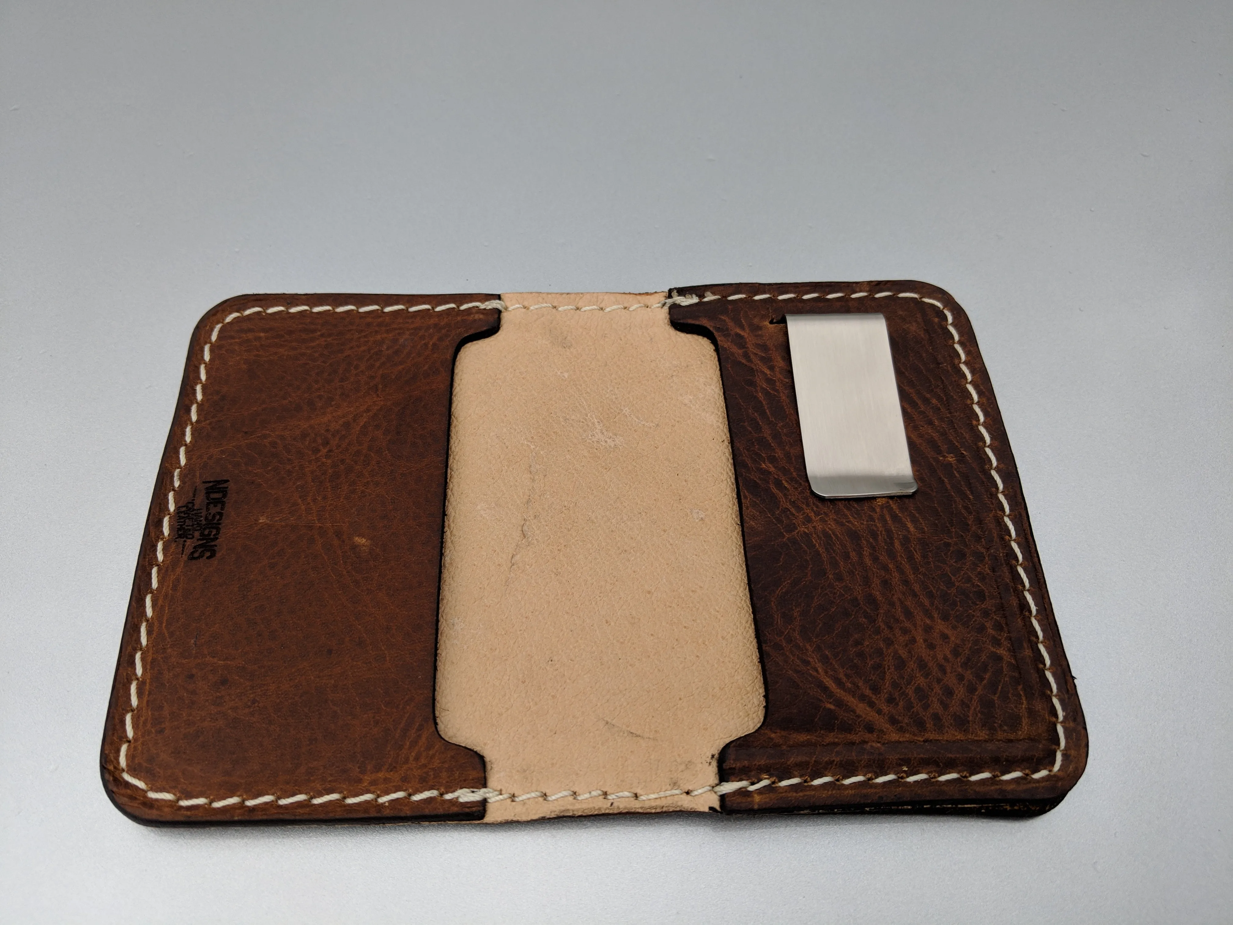 Handmade Brown Bonefish Genuine Leather Wallet for Men