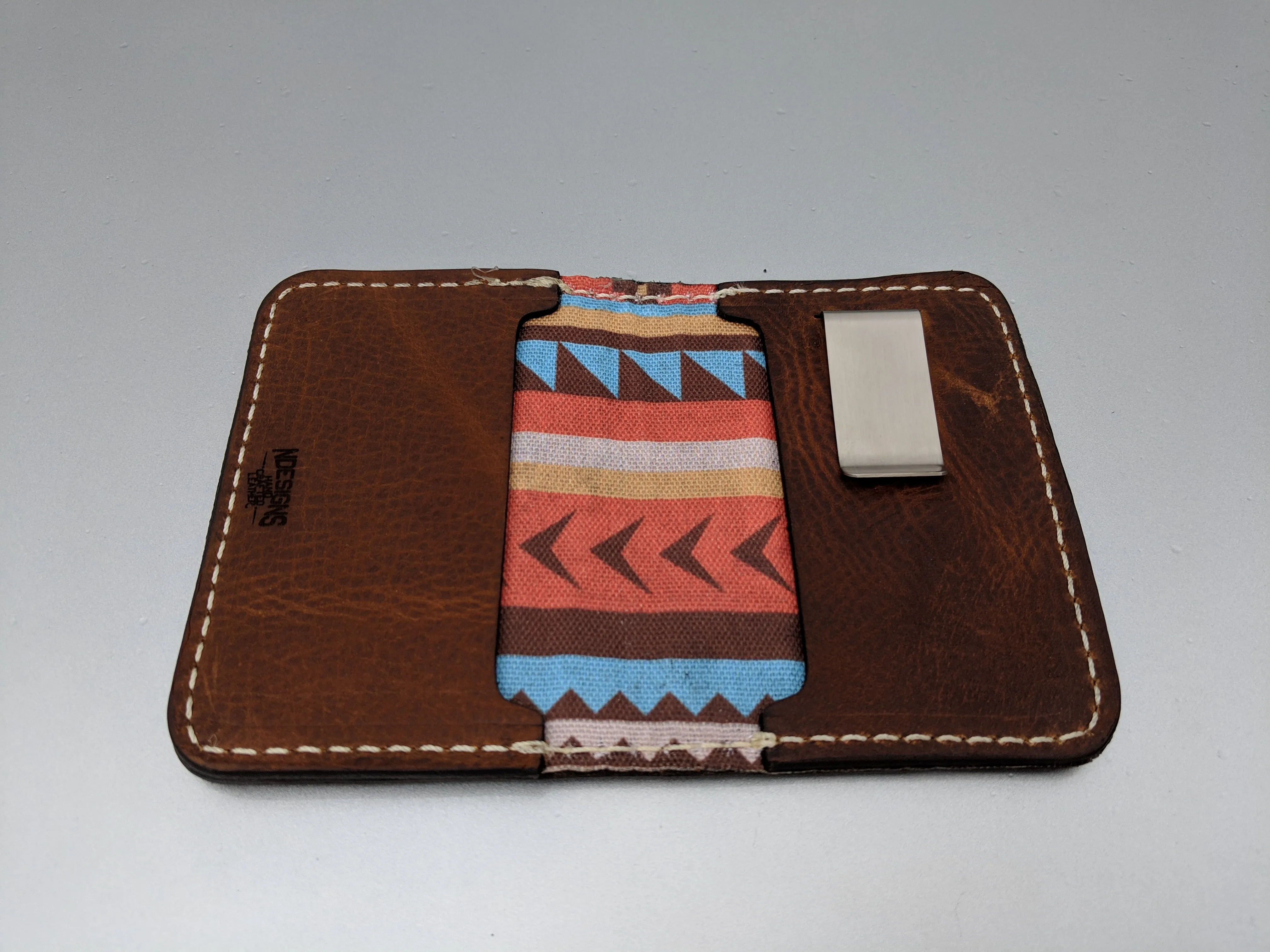 Handmade Brown Bonefish Genuine Leather Wallet for Men