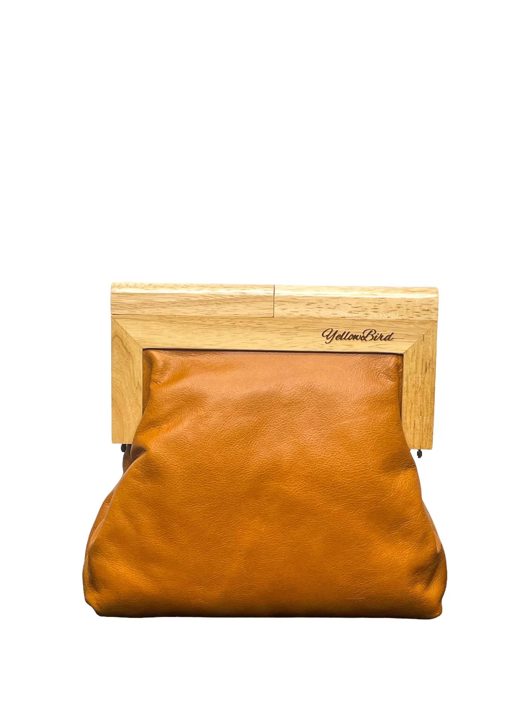 Light Tan Leather (Medium) Natural Frame