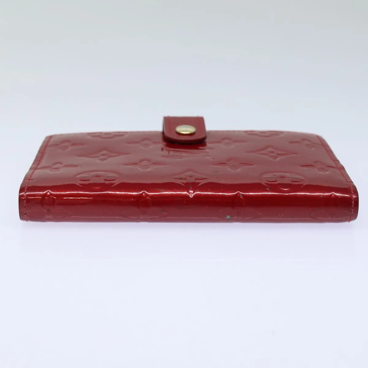 Louis Vuitton Agenda Cover in Patent Burgundy