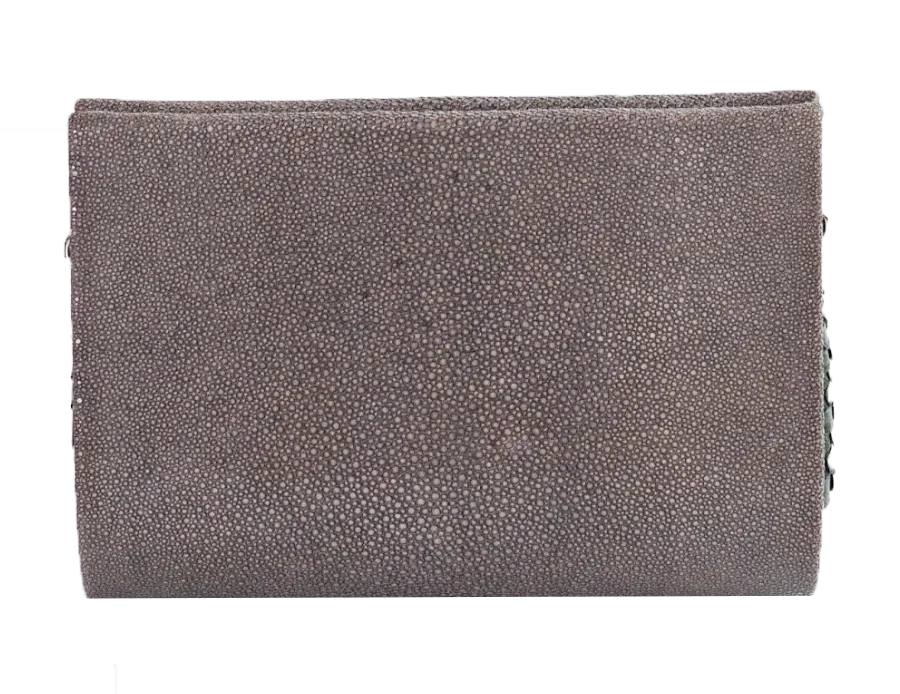 Mink Stingray & Python Classic Clutch