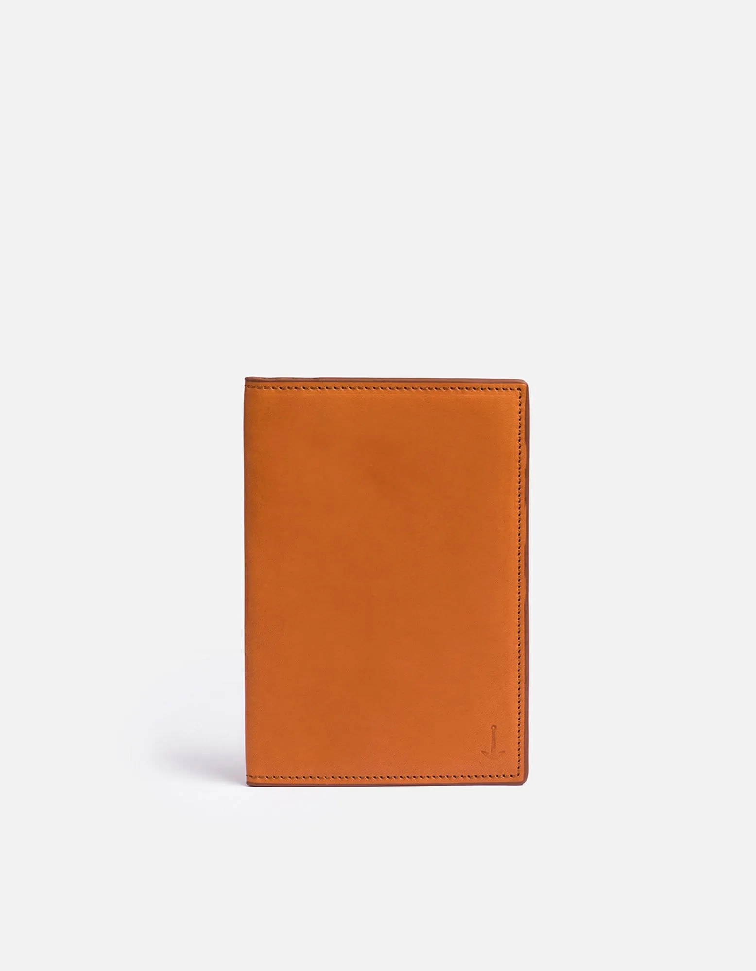 Modern Passport Wallet, Vintage Cognac