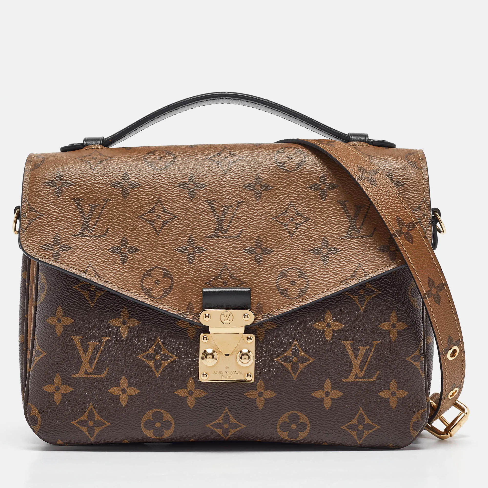 Monogram Reverse Canvas Pochette Metis Bag