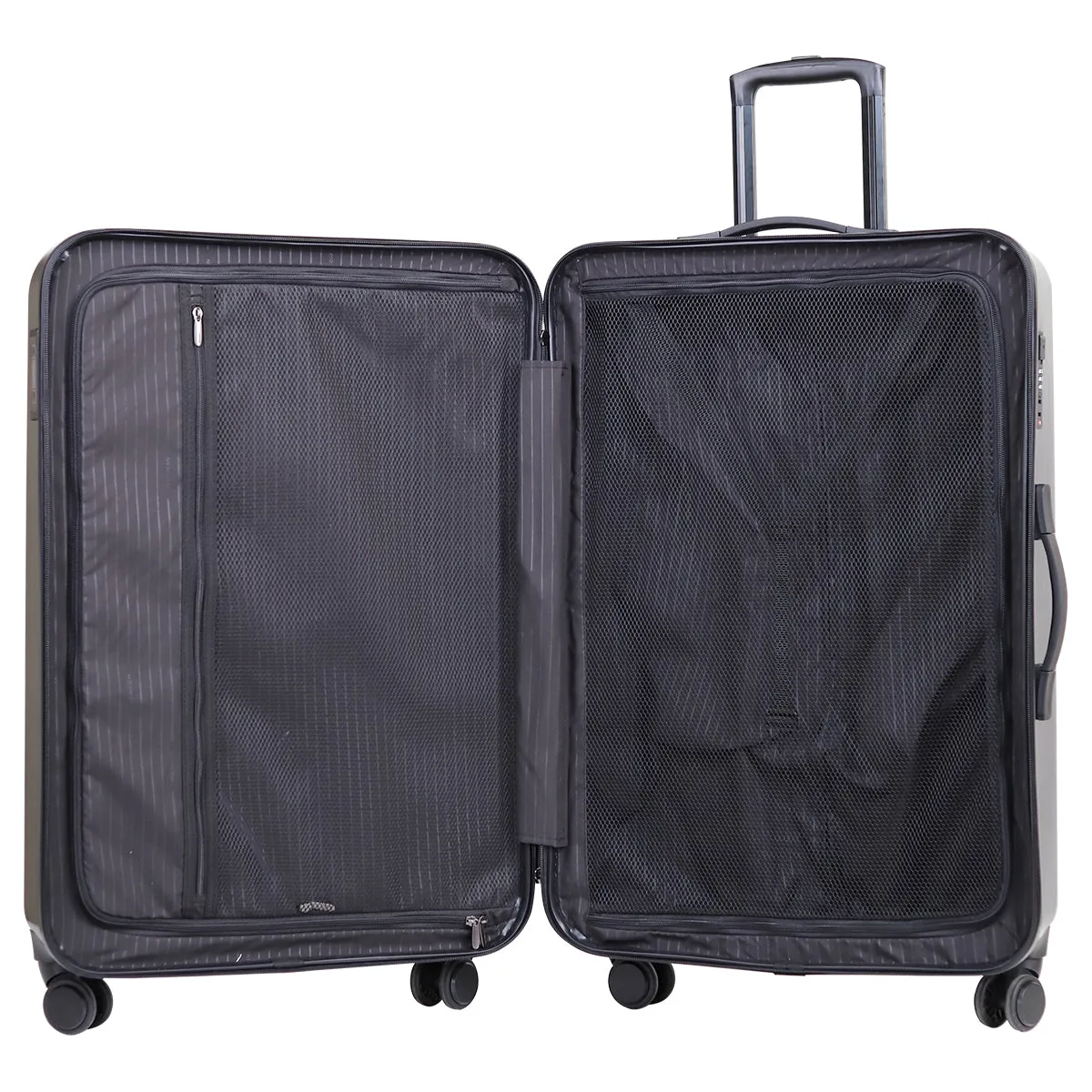 Newcom 28" (70 cm) Hard Shell Trolley Suitcase - Iron Grey