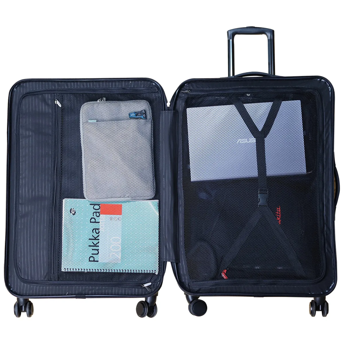 Newcom 28" (70 cm) Hard Shell Trolley Suitcase - Iron Grey