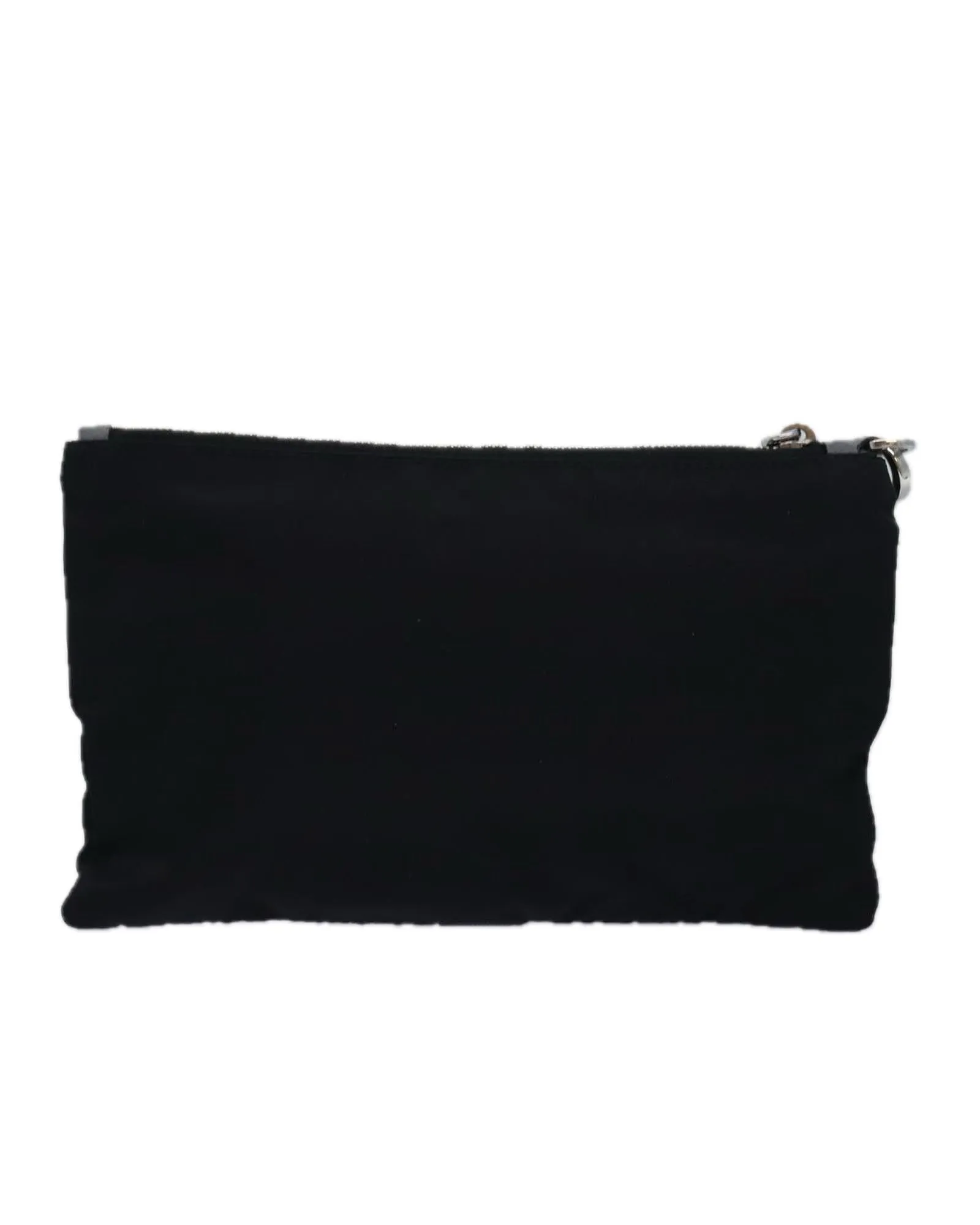 Nylon Clutch Bag with Minimalist Design