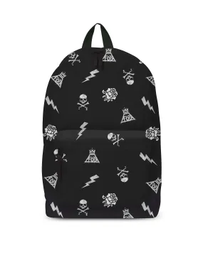 Rocksax Fall Out Boy Backpack - Logo Pattern