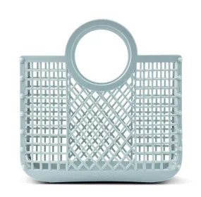 Small Samantha Basket-Sea Blue