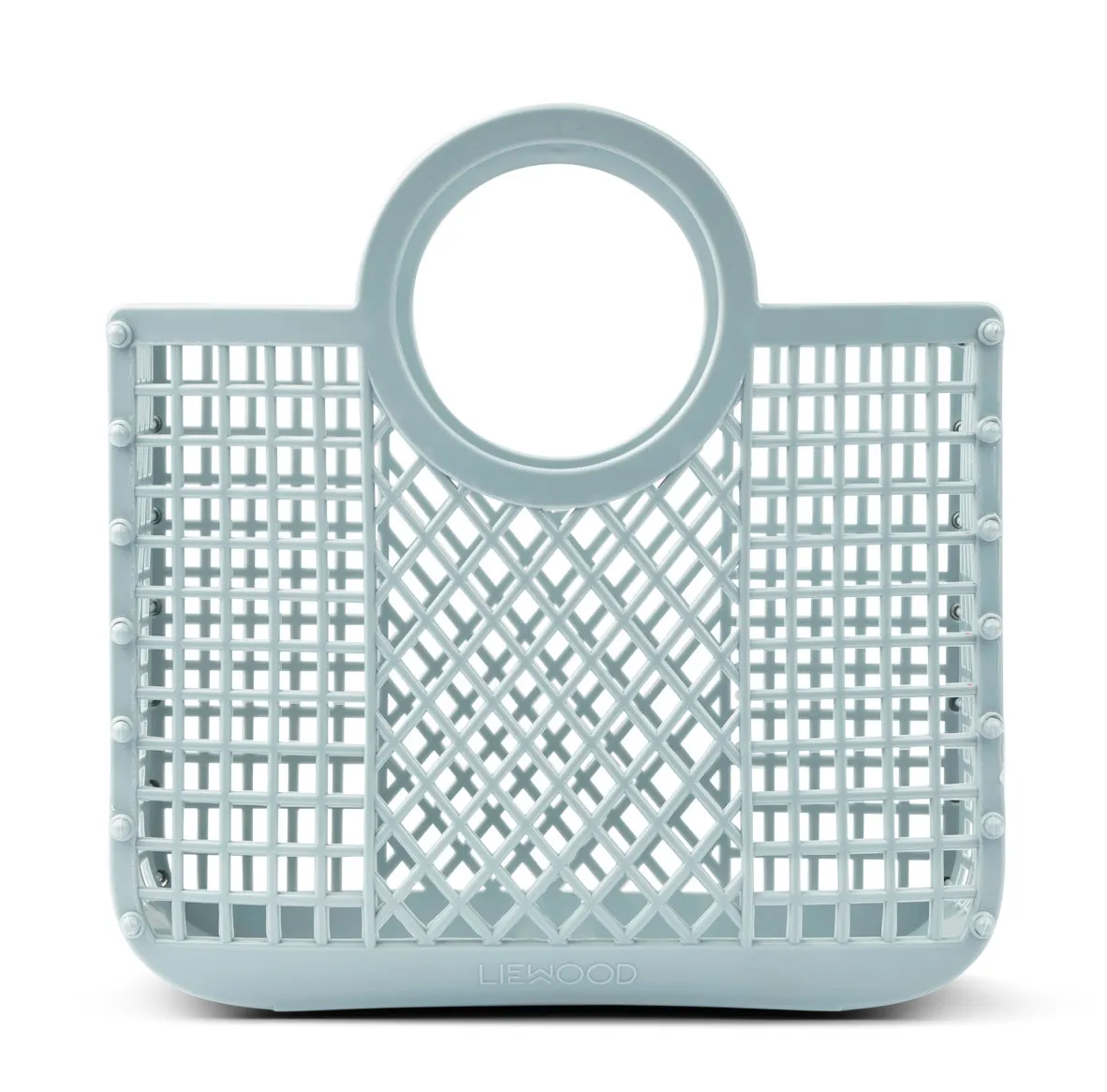 Small Samantha Basket-Sea Blue