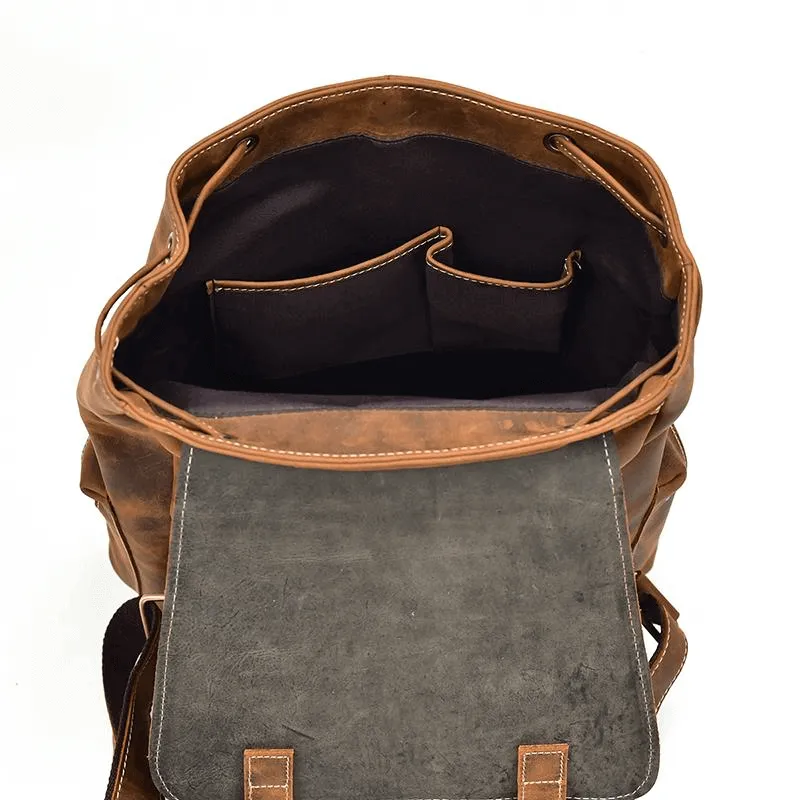 The Hagen Backpack | Vintage Leather Backpack