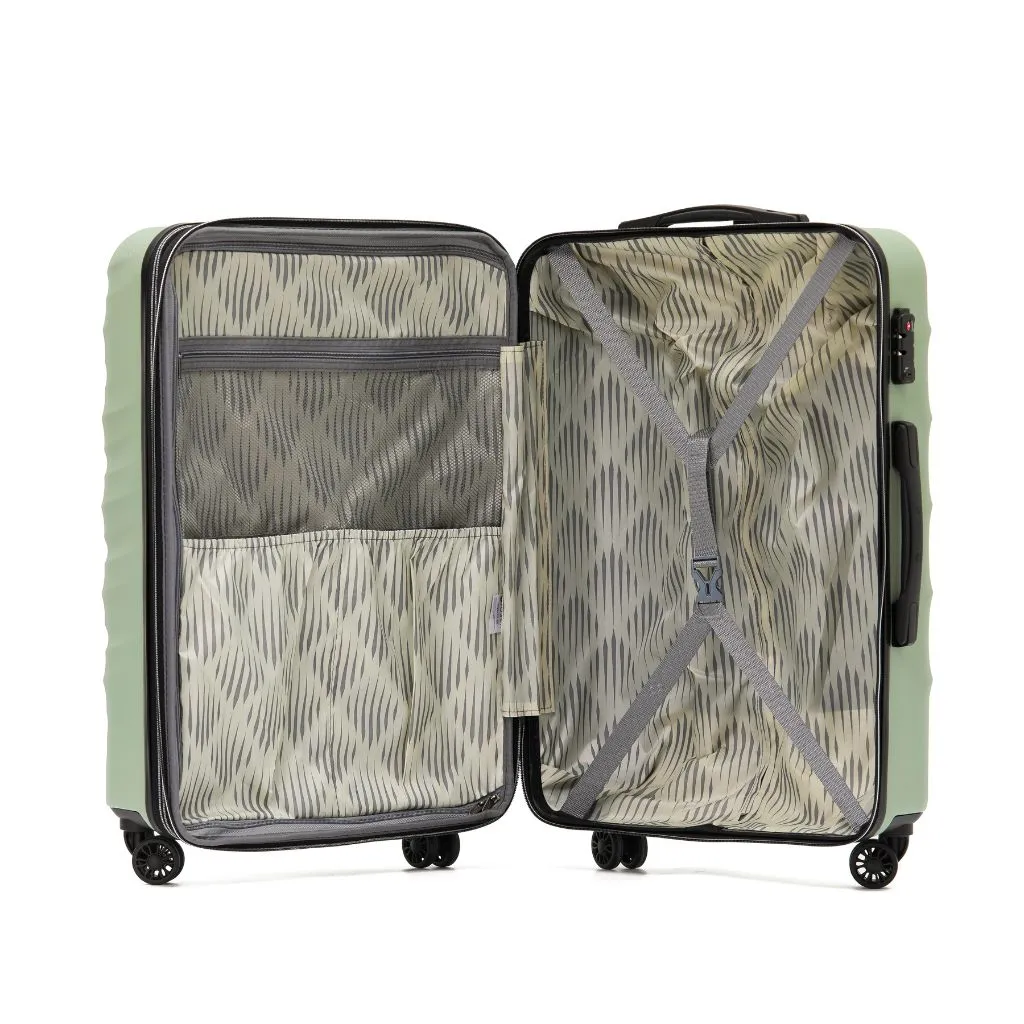 Tosca Interstellar Large 78cm Hardsided Suitcase - Green