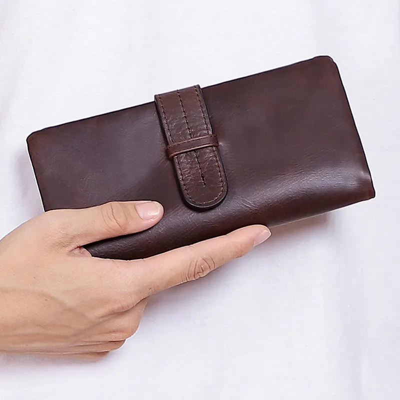 Vintage Casual Large Storage Leather Wallet J520