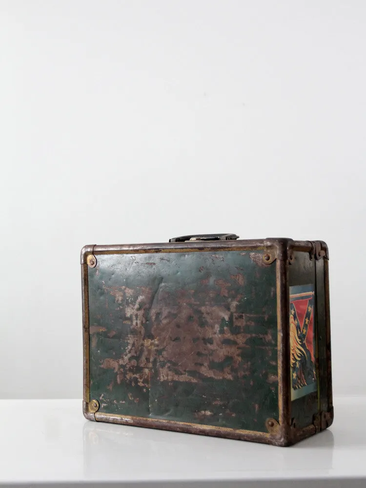 vintage metal travel case