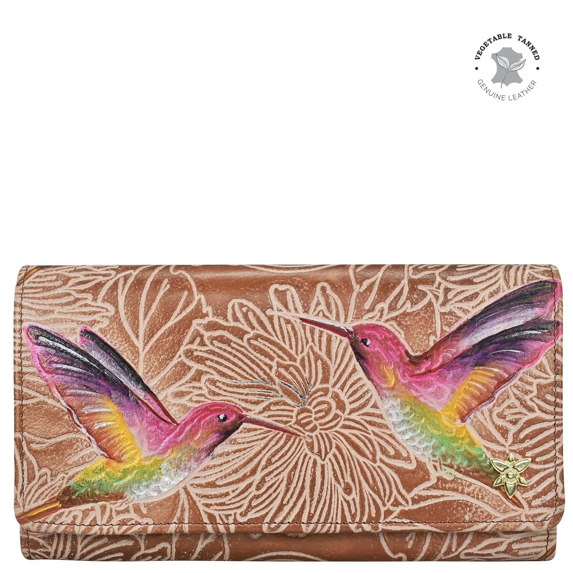 Wallet Accordion Flap Humming Bird