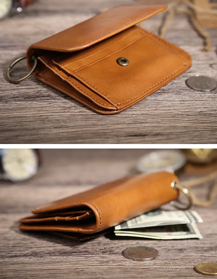 Women Foldable Zippered Leather Wallet JK136